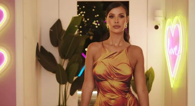 English television presenter and radio DJ Maya Jama at UK “Love Island” TV show, Series 9, Episode 19 in South Africa on February 3, 2023. (Photo by ITV/Rex Features/Shutterstock)