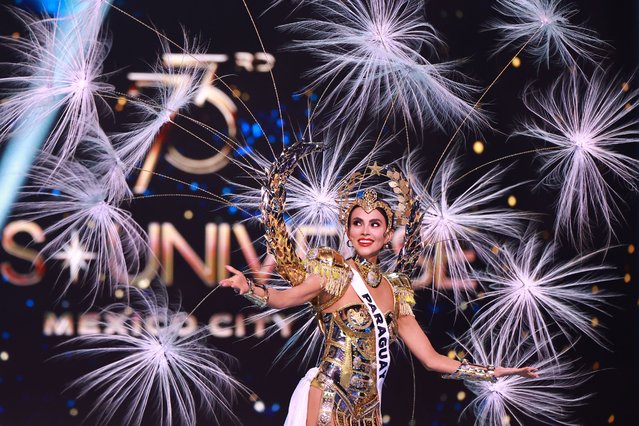 Miss Paraguay Naomi Mendez participates in the The 73rd Miss Universe Competition - Preliminary Competition at Arena Ciudad de Mexico on November 14, 2024 in Mexico City, Mexico. (Photo by Hector Vivas/Getty Images)
