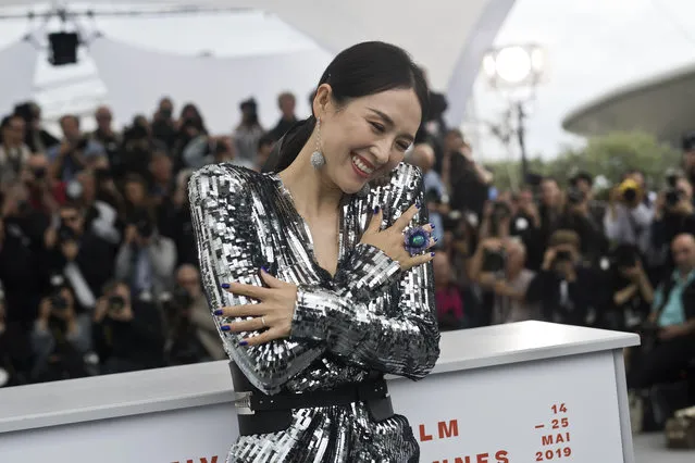 In this Tuesday, May 21, 2019 photo actress Zhang Ziyi poses for photographers at the photo call for her masterclass at the 72nd international film festival, Cannes, southern France. (Photo by Petros Giannakouris/AP Photo)