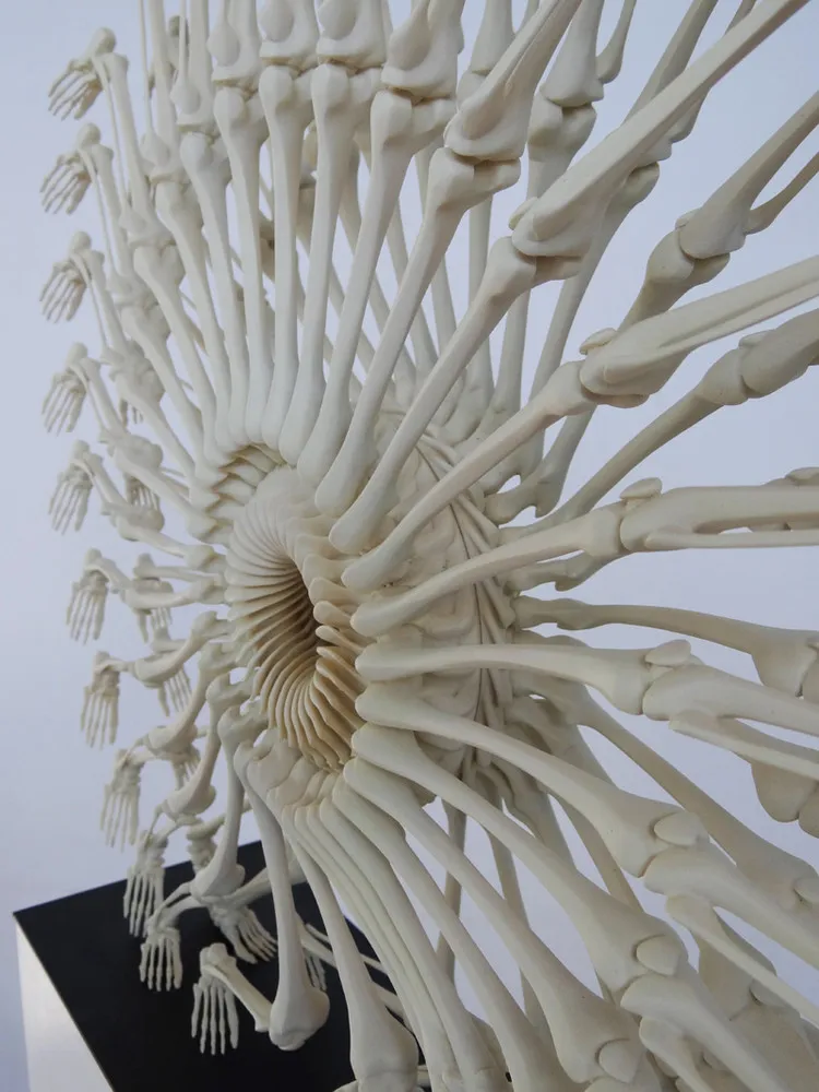3D Prints the Wheel of Llife Skeletal by Monika Horcicova