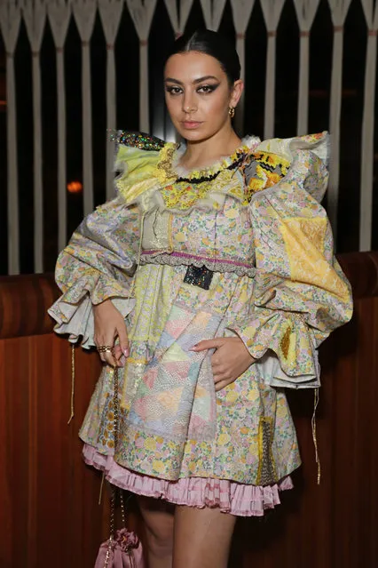 Charli XCX attends the LOVE Magazine LFW Party, celebrating issue 23 at The Standard, London on February 17, 2020 in London, England. LOVE magazine is welcoming Ben Cobb as Editor-In-Chief Men's, Graham Rounthwaite as Creative Director, and Oliver Volquardsen as Fashion Director. (Photo by David M. Benett/Dave Benett/Getty Images for LOVE Magazine)