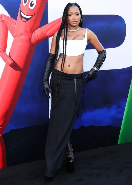 American actress, singer and television personality Keke Palmer attends the world premiere of Universal Pictures' “NOPE” at TCL Chinese Theatre on July 18, 2022 in Hollywood, California. (Photo by Xavier Collin/Image Press Agency/The Mega Agency)