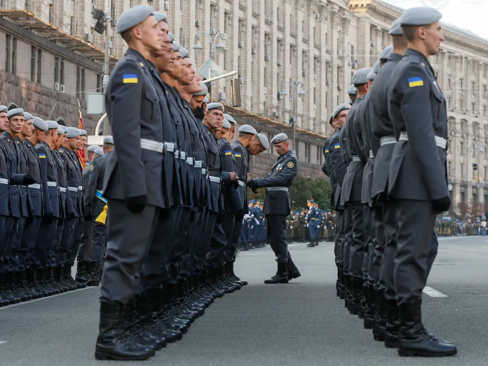 Independence Day Military Parade in Kiev