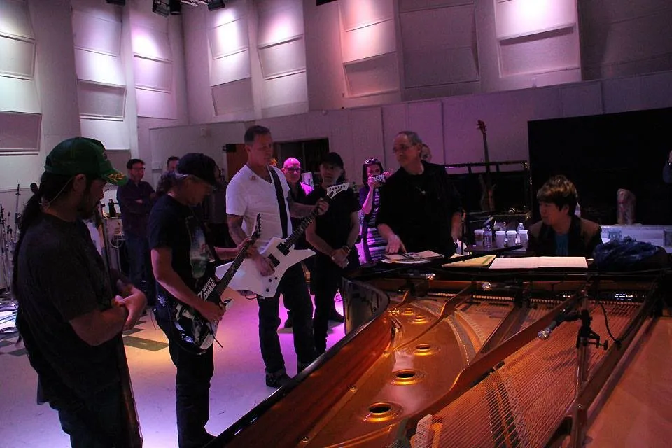 Lang Lang Rehearses with Metallica for the 2014 Grammys