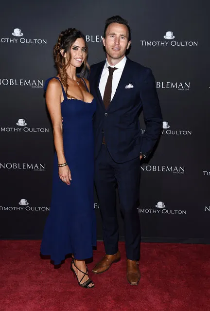 Lydia McLaughlin (L) and Doug McLaughlin attend the launch celebration of Nobleman Magazine's Issue #9 at Timothy Oulton Los Angeles Showroom on April 09, 2019 in Los Angeles, California. (Photo by Amanda Edwards/FilmMagic)