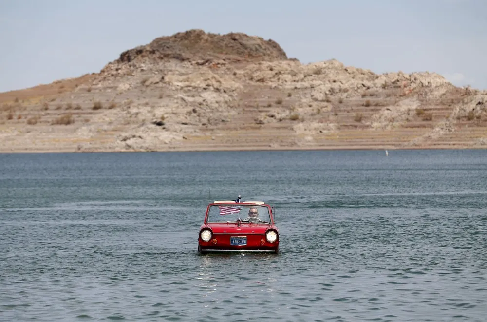 James Spears and his Amphicar