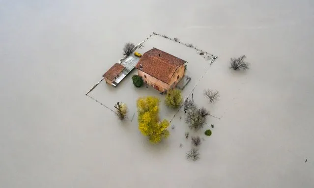 Flooding near Modena, Italy, 2020, a winning image in the environments of the future category. (Photo by Michele Lapini/CIWEM Environmental Photographer of the Year 2021)