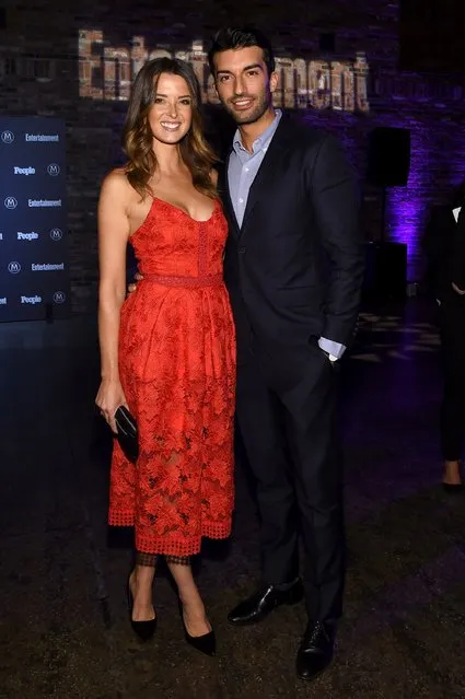Emily Foxler (L) and Justin Baldoni attend the Entertainment Weekly & People Upfronts party 2016 at Cedar Lake on May 16, 2016 in New York City. (Photo by Larry Busacca/Getty Images for Entertainment Weekly & People )