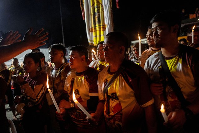 Filipino Catholic devotees attend the annual procession of the Black Nazarene on its feast day in Manila, Philippines, on January 9, 2025. (Photo by Eloisa Lopez/Reuters)