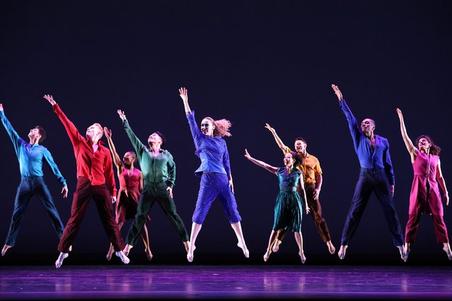 The Paul Taylor Dance Company during a dress rehearsal of Hope Boykin’s How Love Sounds at Lincoln Center, New York on November 5, 2025. The dance school was founded in 1954. (Photo by Jennifer Mitchell/Splash News and Pictures)