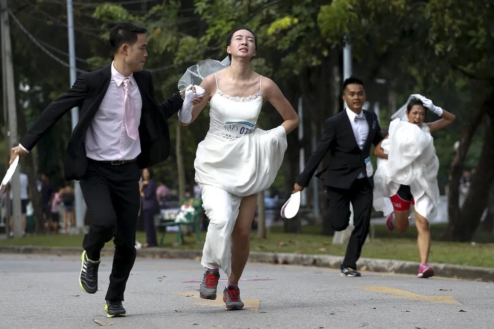Running of the Brides in Bangkok