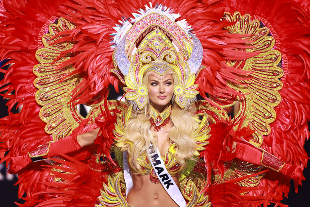 Miss Denmark Victoria Kjær Theilvig participates in the The 73rd Miss Universe Competition - Preliminary Competition at Arena Ciudad de Mexico on November 14, 2024 in Mexico City, Mexico. (Photo by Hector Vivas/Getty Images)