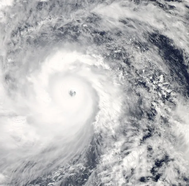 Typhoon Haiyan. (Photo by NASA)