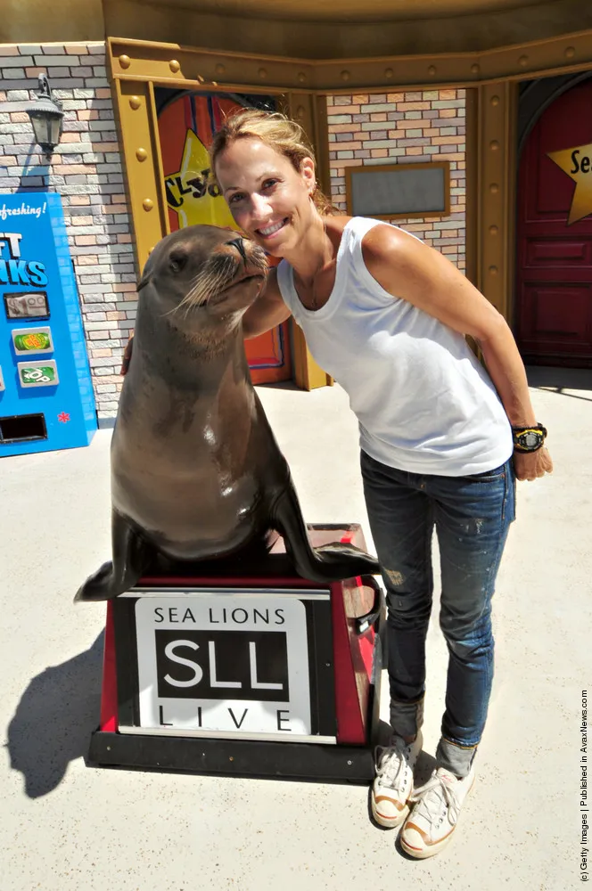 Sheryl Crow Visits SeaWorld San Diego