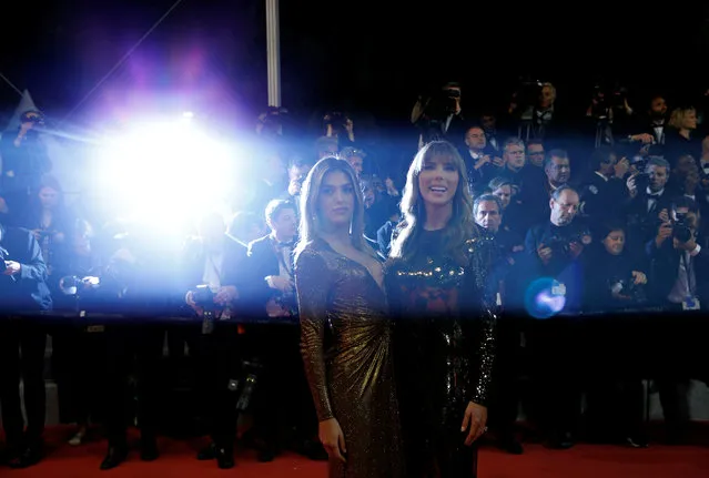 Sylvester Stallone's wife Jennifer Flavin poses with their daughter Sistine Rose arrive for the screening of “Homage to Sylvester Stallone – Rambo : First Blood” at the 72nd edition of the Cannes Film Festival in Cannes, southern France, on May 24, 2019. (Photo by Stephane Mahe/Reuters)