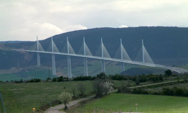 The Millau Viaduct Bridge In France