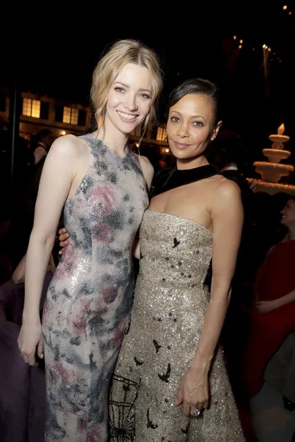 Talulah Riley and Thandie Newton seen at People and EIF's Annual Screen Actors Guild Awards Gala on Sunday, January 29, 2017, in Los Angeles. (Photo by Eric Charbonneau/Invision for People Magazine/AP Images)