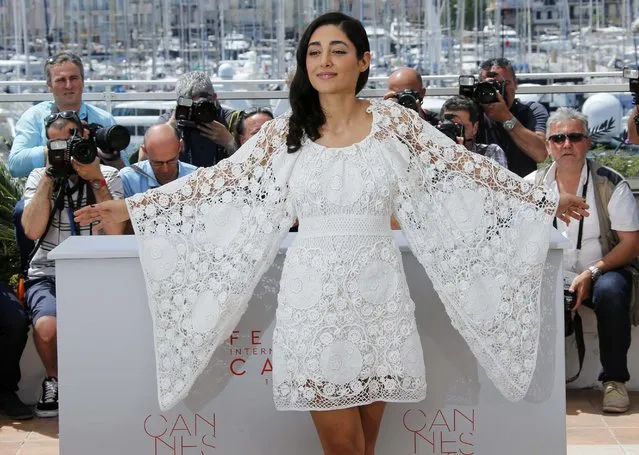 Cast member Golshifteh Farahani poses during a photocall for the film “Paterson” in competition at the 69th Cannes Film Festival in Cannes, France, May 16, 2016. (Photo by Jean-Paul Pelissier/Reuters)
