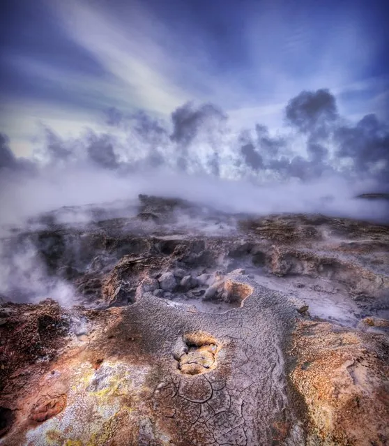 “Not of this Earth – The Bubbling Sulfur Pools of Iceland”. (Trey Ratcliff)