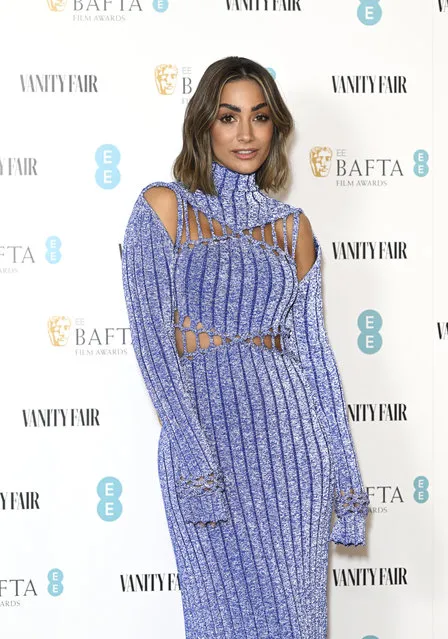 English singer Frankie Bridge attends the EE British Academy Film Awards 2023 Vanity Fair Rising Star BAFTAs pre-party at JOIA on February 02, 2023 in London, England. (Photo by Gareth Cattermole/Getty Images)