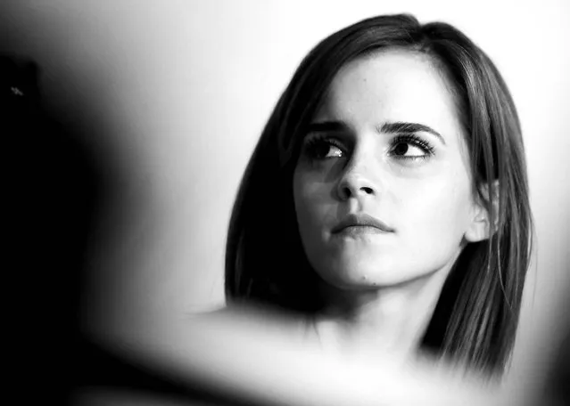 Emma Watson attends “The Bling Ring” press conference. (Photo by Vittorio Zunino Celotto/Getty Images)