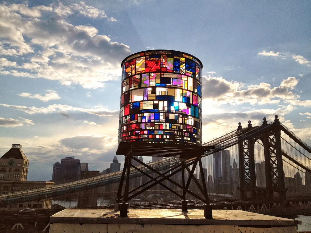 Watertower by Tom Fruin