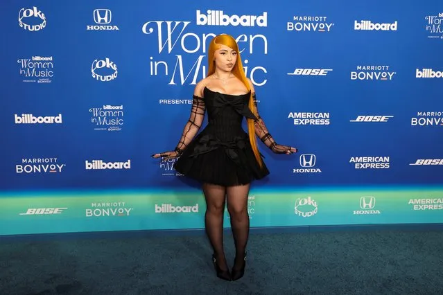 American rapper Ice Spice attends the 2024 Billboard Women in Music Awards at the YouTube theatre in Inglewood, California, March 6, 2024. (Photo by Mario Anzuoni/Reuters)