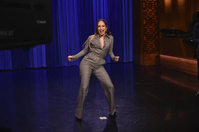 Jennifer Lopez Visits “The Tonight Show Starring Jimmy Fallon” at Rockefeller Center on March 1, 2017 in New York City. (Photo by Theo Wargo/Getty Images For NBC)