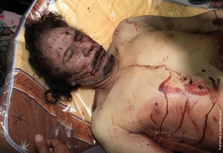 Muammar Gaddafi Death Photo. At This Time – No Fake