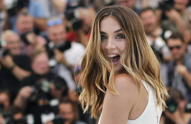 Cast member Ana de Armas poses during a photocall for the film “Hands of stone” out of competition at the 69th Cannes Film Festival in Cannes, France, May 16, 2016. (Photo by Regis Duvignau/Reuters)