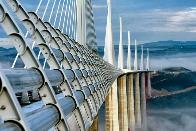 The Millau Viaduct Bridge In France