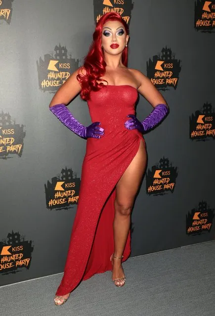Alexandra Cane as Jessica Rabbit attends KISS Haunted house Party 2018 at The SSE Arena, Wembley on October 26, 2018 in London, England. (Photo by Maja Smiejkowska/Rex Features/Shutterstock)