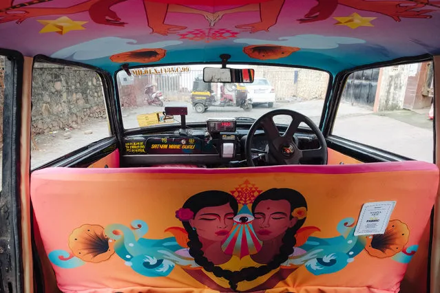 The project also hopes to raise the profile of design as a profession in India, where it is still not widely recognised. According to the Taxi Fabric team: “Older generations don’t understand it, design to them just performs a function”. (Photo by Taxi Fabric/The Guardian)