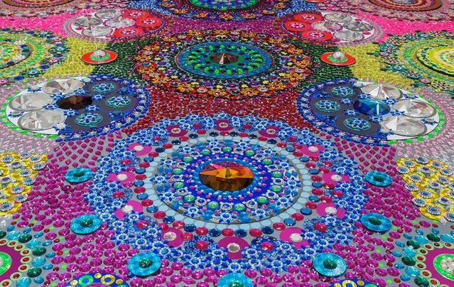 Kaleidoscopic Crystal Floor By Suzan Drummen