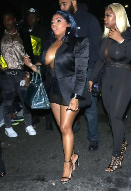 Lil Kim out and about in Los Angeles, USA on January 26, 2020. (Photo by Photo by ROGUT/Starmaxinc.com/Rex Features/Shutterstock)