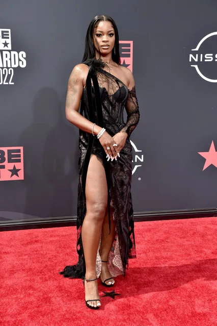 American R&B singer Ari Lennox attends the 2022 BET Awards at Microsoft Theater on June 26, 2022 in Los Angeles, California. (Photo by Rodin Eckenroth/FilmMagic)