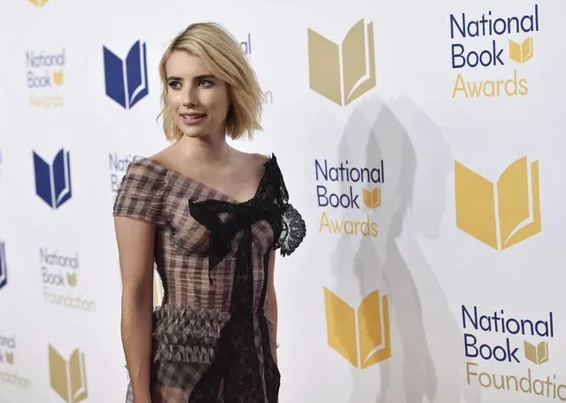 Actress Emma Roberts attends the 68th National Book Awards Ceremony and Benefit Dinner at Cipriani Wall Street on November 15, 2017, in New York. (Photo by Evan Agostini/Invision/AP Photo)