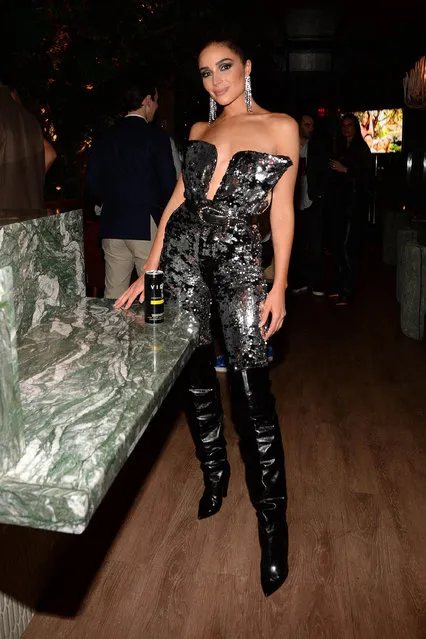 American model, fashion influencer and social media personality Olivia Culpo celebrates the premiere of her show The Culpo Sisters on TLC, with VIDE at The Highlight Room NYC at Moxy Lower East Side on November 7, 2022. Olivia is an Investor & Partner in VIDE. (Photo by Michael Simon)