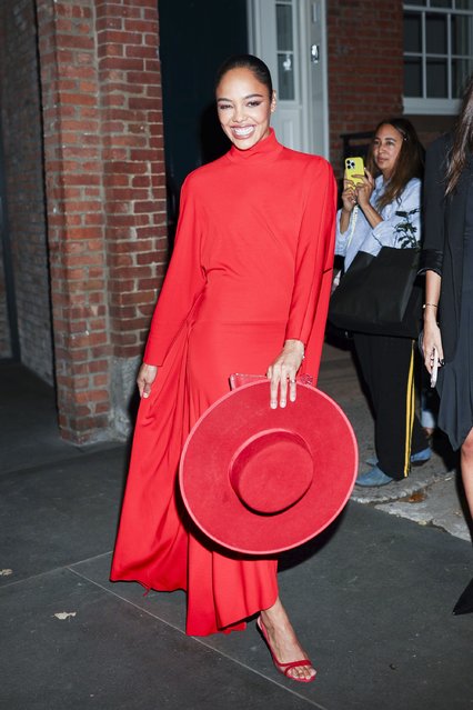American actress Tessa Thompson attends Harper's Bazaar Icons Dinner during NYFW on September 15, 2025 in New York City. (Photo by Aeon/GC Images)