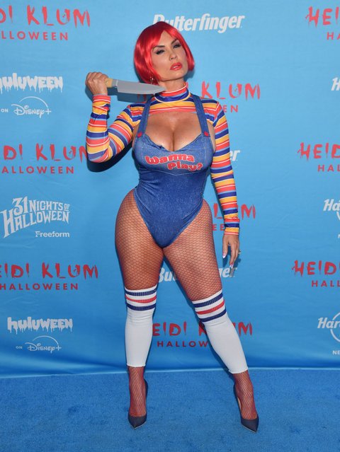 American TV personality Coco attends the 2025 Heidi Klum Hallowe'en Party at Hard Rock Hotel New York on October 31, 2025 in New York City. (Photo by Stephen Lovekin/Rex Features/Shutterstock)