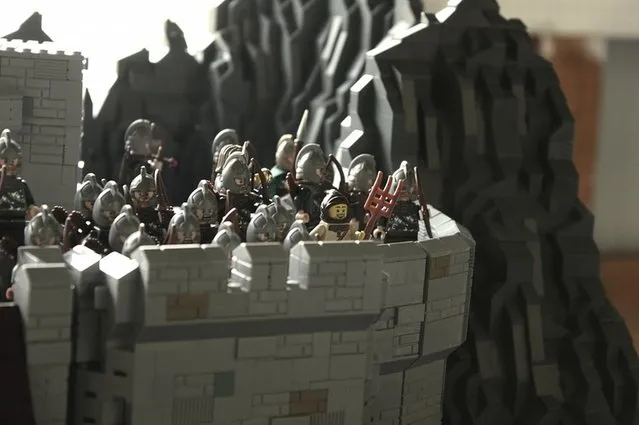 Battle Of Helm’s Deep Made From Lego
