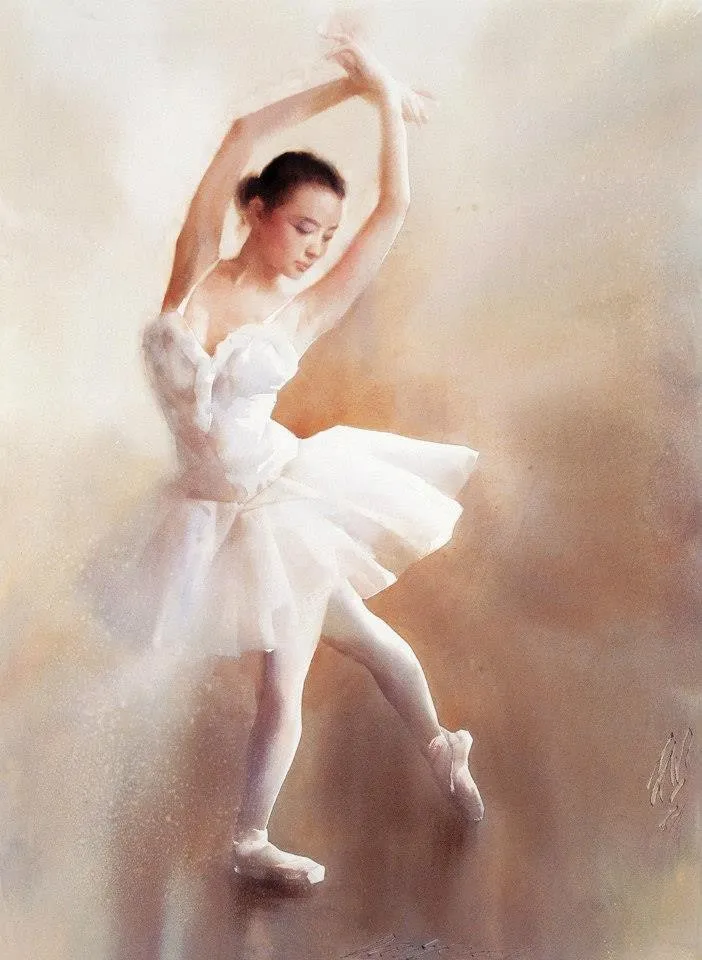 Watercolour by Liu Yi
