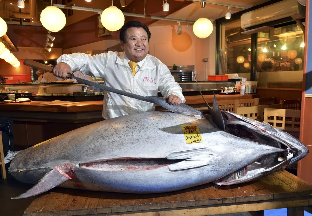 Record Price for Bluefin Tuna at Japan Annual Auction