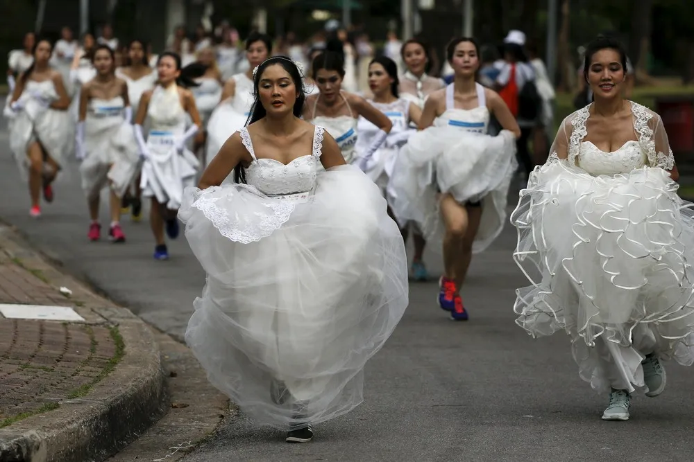 Running of the Brides in Bangkok