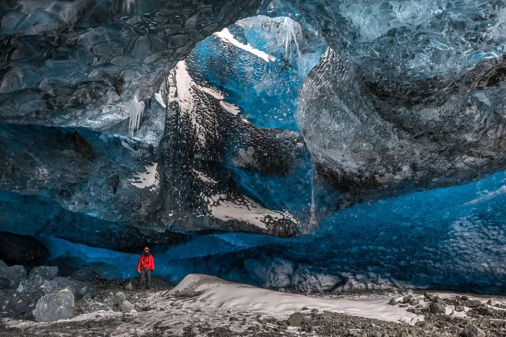 British Tourists inside Europe’s Largest Glacier