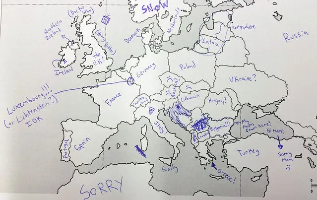 Americans Try To Place European Countries On A Map Part 2