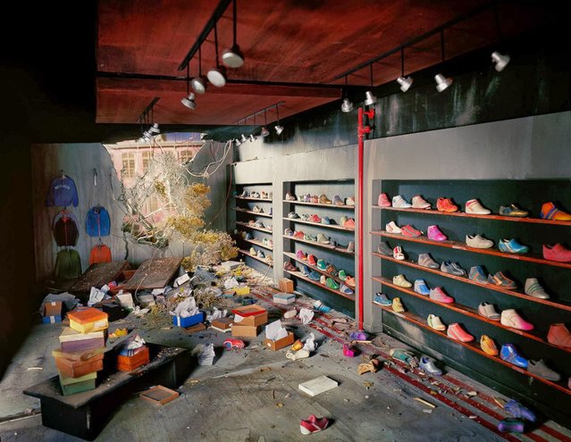Shoe Store, 2013. Nix began the series 15 years ago after moving to New York. (Photo by Lori Nix)