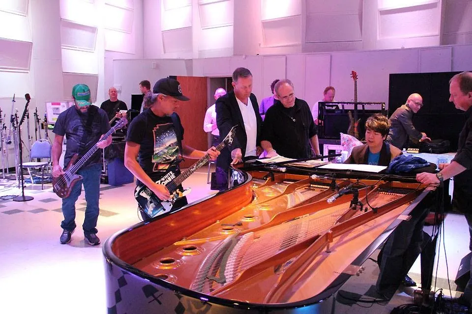 Lang Lang Rehearses with Metallica for the 2014 Grammys