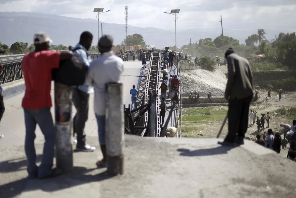 The Crossing on the Collapsed Bridge in Haiti