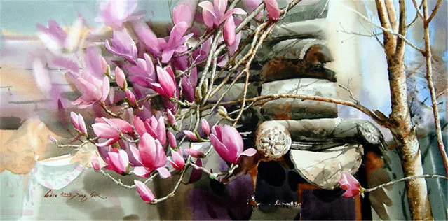 Watercolor Painting By Shin Jong Sik